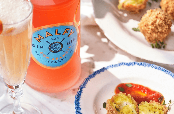 GIN MALFY G.Q.D.I. CON ARANCIA BLOOD ORANGE 0,7L FOODPAIRING